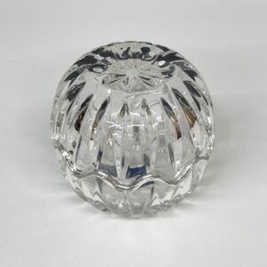 Crystal Clear Industries 24% Lead Crystal Trinket Bowl Set‎ Yugoslavia Scalloped